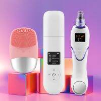 ✐™ Ultrasonic Skin Scrubber Ultrasonic Facial Cleaner Blackhead Remover Vacuum Electric Face Cleaning Brush Ultrasonic Peeling