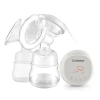 J60B Electric Double Breast Pump Kit with 2 Milk Bottles USB Powerful Breast Massager Baby Breastfeeding Milk Extractor