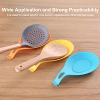 【YY】Silicone Insulation Spoon Rest Heat Resistant Placemat Drink Glass Coaster Tray Spoon Pad Eat Mat Pot Holder Kitchen Accessories