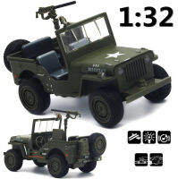 1:32 Alloy Willis military vehiclesWorld War II military vehicles series Pull Back flashing Metal Cars free shipping Die-Cast Vehicles