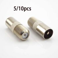 Aerial Male Adapter F Female To TV Male Converter Satellite Coax Connector Data Sync TV Antenna Coaxial Plug Bar Wine Tools