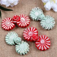 New Cheongsam Disc Buttons DIY Retro Hand-woven Chrysanthemum Cloth Buttons Ethnic Clothing Accessories Buttons