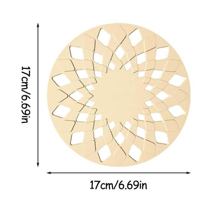 ขาตั้งสามขาเสื่ออุปกรณ์ครัว-abs-แผ่นร้อนทนความร้อน-trivets-สำหรับจานร้อนผู้ถือกระทะร้อนลื่นแผ่นถ้วยฉนวนกันความร้อน