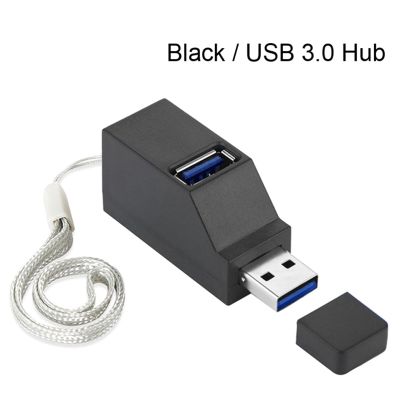 USB 3.0 HUB nirkabel 3 dalam 1 ekstender adaptor kotak Splitter Mini 3 port untuk Laptop Macbook ponsel kecepatan tinggi pembaca Disk U