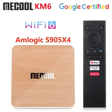 Android 11 TV Box Mecool KM2 Plus Amlogic S905X4 Google Certified Netflix  2GB RAM 16GB BT5.0 2T2R Wifi Prime HDR 10+ Set Top Box