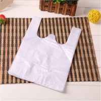 100pcs/lot 15*19cm Transparent Bags Shopping Bag Supermarket Plastic Bags With Handle Food Packaging Shopping Bags Cleaning Tools
