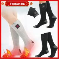 FASHIONHA การควบคุมอุณหภูมิของผู้ชายและผู้หญิง,Thermosocks อุปกรณ์อุ่นเท้าฤดูหนาวอุ่นถุงเท้าถุงเท้ายาวให้ความอุ่น