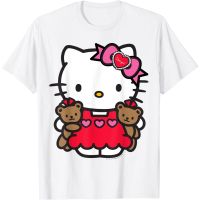 Hello Kitty Valentine Teddy Bear T-Shirt - Adult T-Shirt - Mens T-Shirt