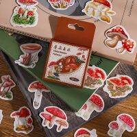 40 pcs Autumn Stickers Mushroom Stickers For scrapbooking Laptop Planners Calendars Notebooks DIY Decoration Drill Bits  Accessories