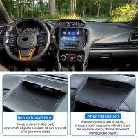 Car Anti-Slip Phone Holder Pad Silicone Dashboard Mat for Subaru Forester Crosstrek XV Impreza 2019-2021 Accessories