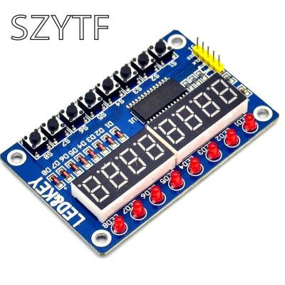 【Worth-Buy】 1ชิ้น Tm1638โมดูลจอแสดงผลที่สำคัญสำหรับ Avr A Rduino ใหม่8บิตหลอด Led ดิจิตอล8บิต