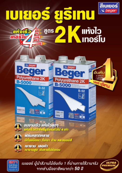 beger-polyurethane-2k-b-5000-โพลียูริเทนเคลือบพื้นไม้ภายใน-polyurethane-b-5000-ระบบ2ส่วน-i510-i511-i513