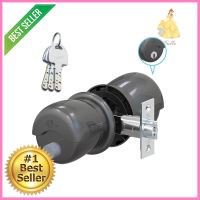 ลูกบิดทั่วไป CYBER LOCK PRESTO K1-44F หัวกลม สีเทาENTRANCE KNOB CYBER LOCK PRESTO K1-44F BALL-HEAD GREY **หมดแล้วหมดเลย**