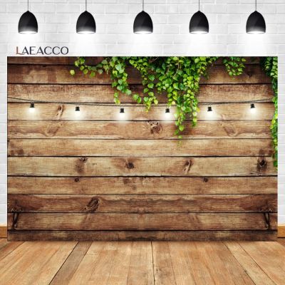 ∋♗ Laeacco Wooden Board Photophone Leaves Vine Light Baby Portrait Photography Backgrounds Photographic Backdrops For Photo Studio