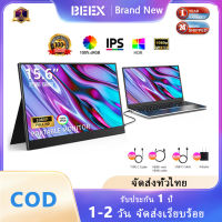 BEEX Monitor 15.6 Inch Portable Monitor 1080p IPS Monitor ลำโพงคู่ในตัว HDMI USB-C Gaming Monitor สำหรับโทรศัพท์แล็ปท็อป P3/4/5 Switch Xbox