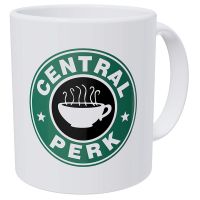 ของขวัญสอง Gratis Ongkir Central Perk เพื่อน11ออนซ์ถ้วยกาแฟตลก