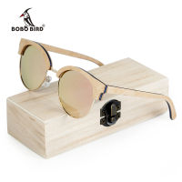 BOBO BIRD Wood Sunglasses Luxury Women Polarized Wooden Glasses Fashion Elegant Eyewears lunette de soleil femme DG14e