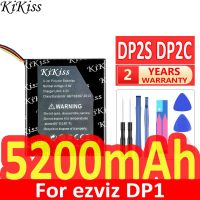 Kikiss ขนาด5200มิลลิแอมป์ต่อชั่วโมงมีประสิทธิภาพสำหรับ Dp1c Dp1s เอซ Dp1 Dp2 Dp2c Dp2s สมาร์ทโฮมวิดีโอ Hd ช่องตาแมวแบตเตอรี่ดิจิตอล