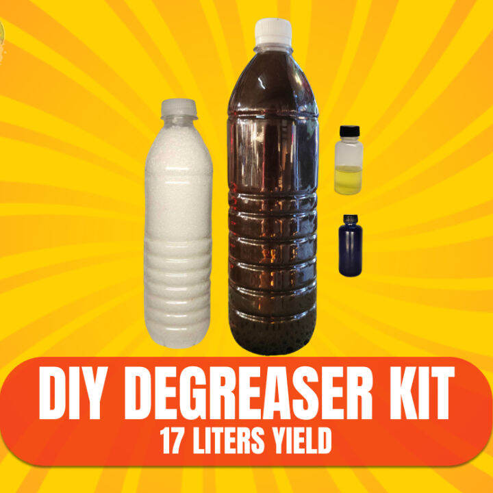 【Hot】 DIY ENGINE DEGREASER KIT 17 LITERS YIELD CITRUS LEMON SCENT