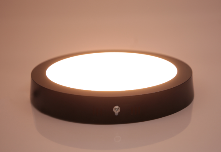 โคมดาวน์ไลท์แอลอีดี-ติดลอย-หน้ากลม-ขอบดำ-led-downlight-surface-mount-circle-black-18w-24w-18w-8นิ้ว-24w-12นิ้ว