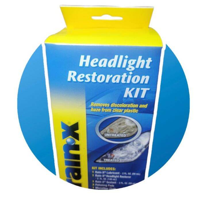 RainX Headlight Restoration Kit Lazada PH