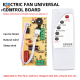 pcbfun Fan Remote Control Modified Board Circuit Board Control Motherboard Floor-to-ceiling Electric Fan Computer Board with Remote Control