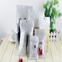 21*26cm White / Clear Self Seal Zipper Plastic Packaging Pack OPP Poly Bag  Ziplock Zip Lock Bag Package W/ Hang Hole For Party Food Storage Dispenser