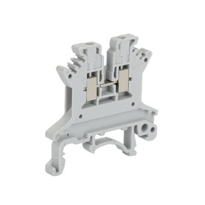 100pcs Wire Conductor Din Rail Terminal Block UK-1.5N Universal Screw Connection Wire Connector Block Terminal Strip Block 16awg