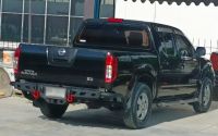 กันชนท้ายออฟโรด นิสสัน navara  np300 R35 หนา 4มิลแถมห่วงแดง 1 คู่ กันชนท้ายเหล็ก navara 2008 - Np300 off road