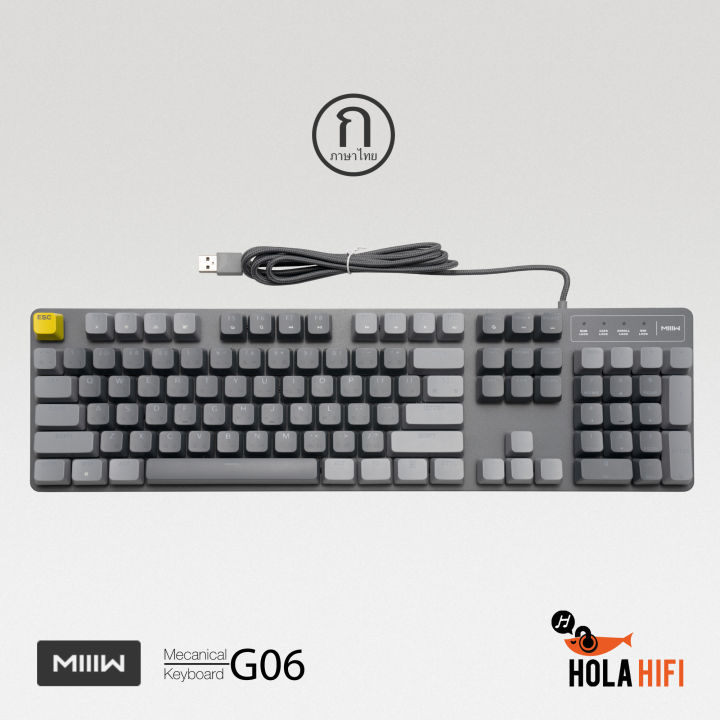 xiaomi-miiiw-usb-keyboard-mechanical-g06-104-keys-ภาษาไทย-eng-thai-รับประกัน-1-ปี-พร้อมส่ง