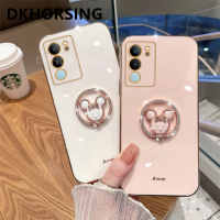 DKHORSING กล้องเคสโทรศัพท์รูปการ์ตูนวิโว V29 5G รูปแบบน่ารักใหม่ป้องกัน VIVOV29ปลอกอ่อนพร้อมที่ยึดแบบวงแหวน