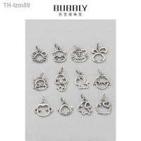 ? ของขวัญ DIY ของขวัญเครื่องประดับ DIY manual bracelet necklace benmingnian hang s925 pure silver Thai Chinese zodiac animal sign pendant accessories