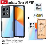 Infinix Note 30 Vip เคสโทรศัพท์กันกระแทกสำหรับ Infinix Note 30 Pro Note 30 4G 5G ฟิล์มฝ้าเซรามิก + ฟิล์มเลนส์กล้องถ่ายรูป