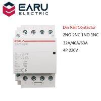 32-63a 4P Ac 220V 230V 50/60Hz ราง Din บ้านสวิทช์คอนแทคมอดูลาร์ Ac 4nc 4no 2no สมาร์ทโฮมโรงแรมบ้าน