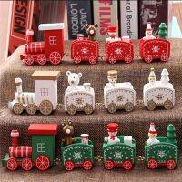 [A Warm] Little Train ไม้ Merry Christmas ตกแต่งสำหรับ Home Xmas Decor 2022ใหม่ปี2023เครื่องประดับคริสต์มาส Xmas ของขวัญ Navidad Noel