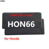 Lishi 2 In 1 Tool HON66 2ตัวถอดรหัสและปิ๊ก In1ออกแบบมาสำหรับ Honda