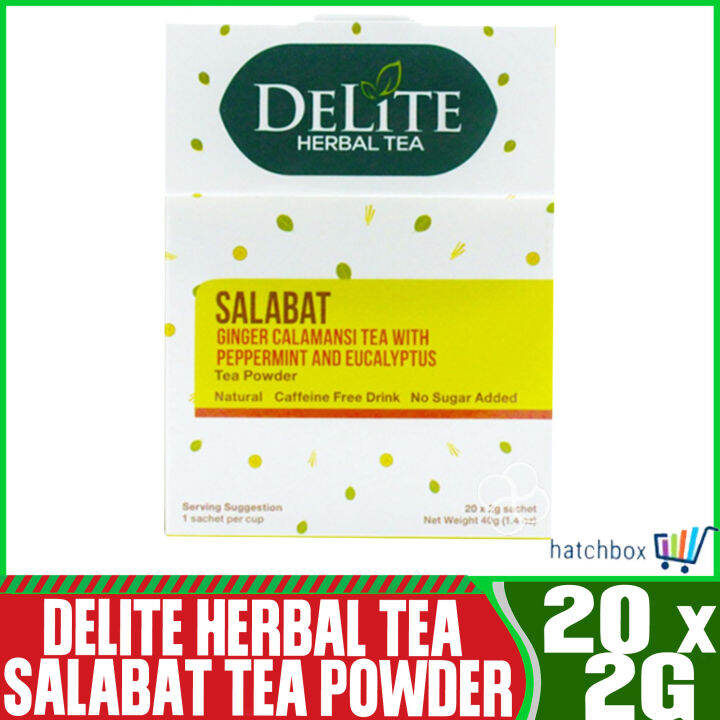 Delite Herbal Tea Salabat Tea Powder 20 x 2g Lazada PH