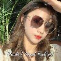 【hot sale】♨ D03 Horsebit Square Irregular Women Metal Sunglasses Retro Literary Anti-UV Outdoor Shade Eyeglasses For Men Women Glasses