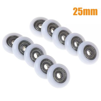 Brand New Durable High Quality Practical Door Pulley Parts Wheel Diameter 10Pcs 19/23/25mm 6mm Nylon Carbon Steel