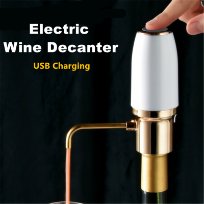 ค่าใช้จ่าย USB ไฟฟ้าไวน์ขวดเหล้าสมาร์ทขวดเหล้าแบบพกพาอิเล็กทรอนิกส์ไวน์ P Ourer แบบชาร์จไฟฟ้าอย่างรวดเร็วขวดเหล้าสำหรับห้องครัว