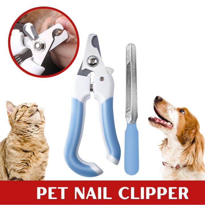MOCHI Pet Stainless Nail Clipper With Nail File For Dogs and Cats Groom