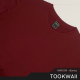 Tookwaii 🔥 เสื้อทุกวัย ไม่ว่าวัยน้ายยยย ก็ใส่ได้ เสื้อยืดคอกลม เสื้อยืดสีพื้น_สีเลือดหมู