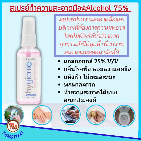 โปรซื้อ-4-แถม-2-สเปรย์-แอลกอฮอล์-75-v-v-ล้างมือ-กิฟฟารีน-ถนอมมือ-ล้างใด้ตลอดเวลา-มือไม่แห้ง-สเปรย์แอลกอฮอล-เซ็ต-6-ขวด-ส่งฟรี-ของแท้-tangthai