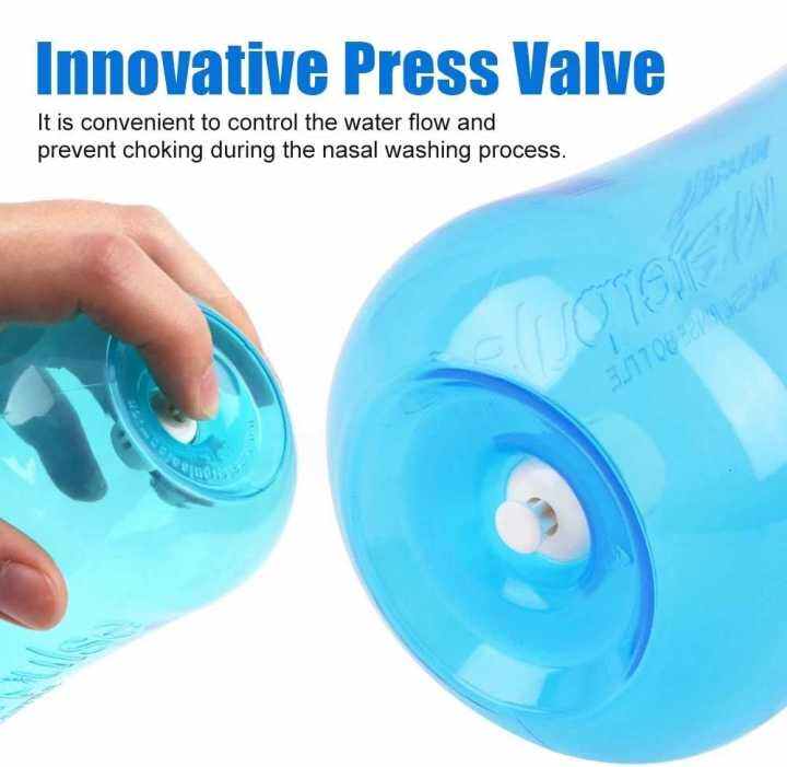 300ML Nose Wash System Neti Pot Cleaner Irrigation For Allergic ...