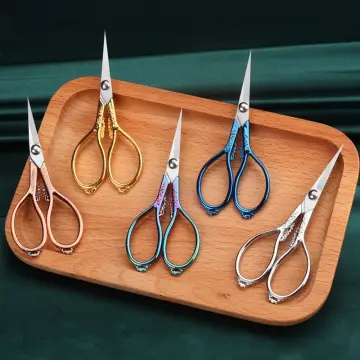 Sharp Pointed Small Scissors for Sewing Needlework Exquisite High-quality  Craft Scissors Stainless Steel Zig Zag