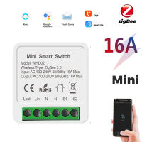 Tuya Zigbee MINI Smart Switch 2 Way Control 16A Switch Tuya Smart Home Automation ทำงานร่วมกับ Alexa Home