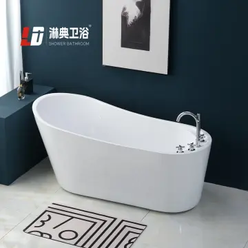 Bathtub Small Apartment Acrylic Internet Celebrity Mini Deep Bubble  Japanese Household Independent Movable Constant