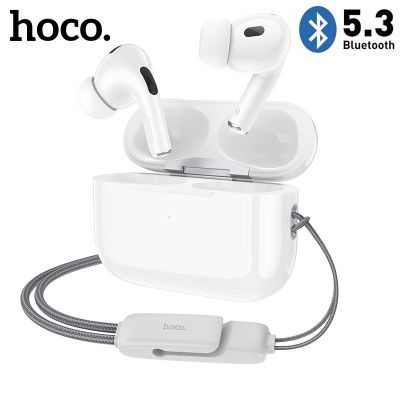 บลูทูธหูฟัง True Wireless EW49 Hoco 5.3หูฟังเล่นกีฬาพร้อมไมโครโฟนสำหรับสมาร์ทโฟนทุกแบบอเนกประสงค์พร้อมสายคล้อง