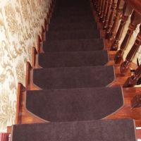 4PCSSet Non-slip Self Adhesive Carpet Stair Tread Mat Home Staircase Protection Cover Pad