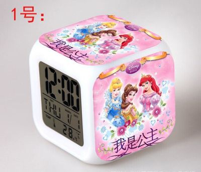 【Worth-Buy】 เซเลนาโกเมซสวยงาม Led 7สีแฟลชนาฬิกาปลุกดิจิตอลเด็กไฟตอนกลางคืนห้องนอนปลุกนาฬิกา Reloj Despertador